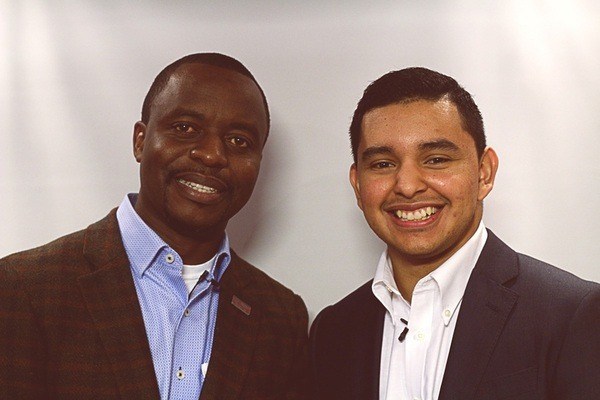 Photo of Dr. Henry Musoma and Emerson Contreras
