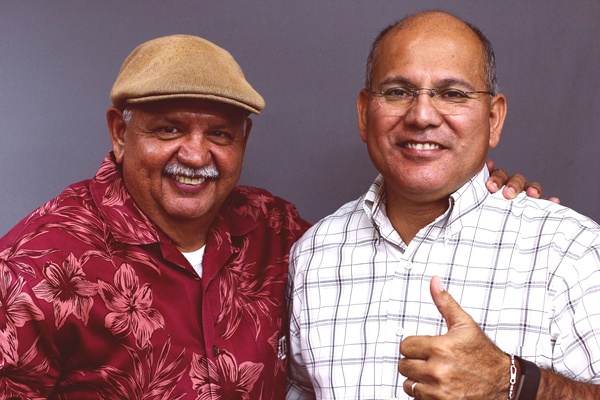 Photo of Dr. Roger Martinez and Roy Lopez